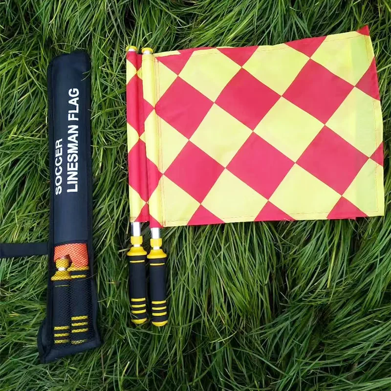 Bandera de árbitro de cuadros pequeños