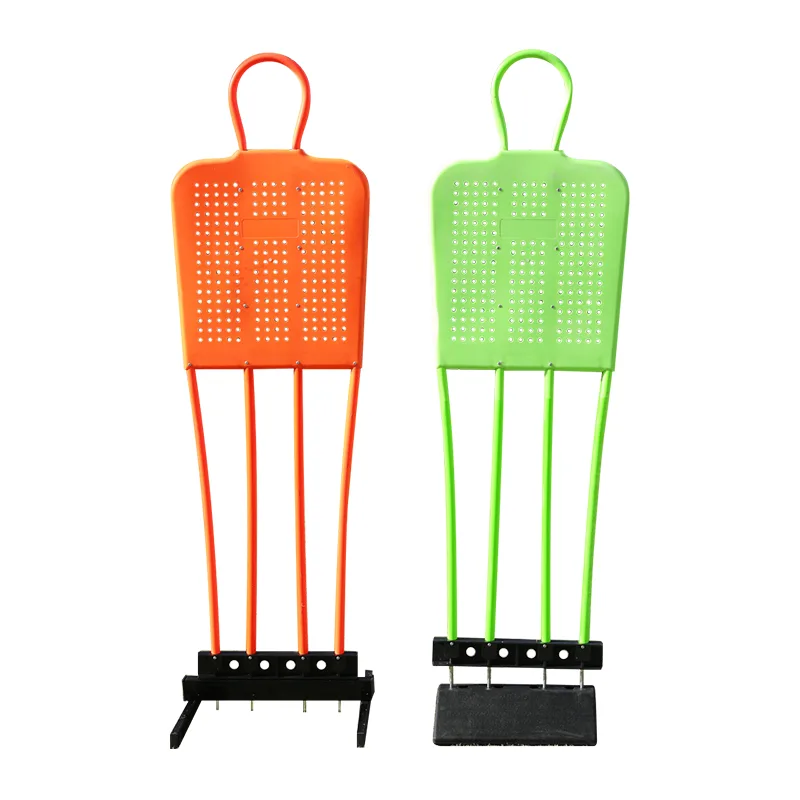 Maniquí de fútbol de entrenamiento de fútbol con base de goma